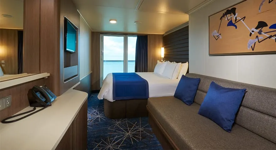 Room with balcony