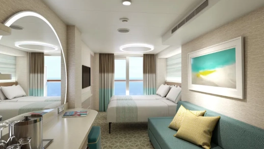Room with balcony